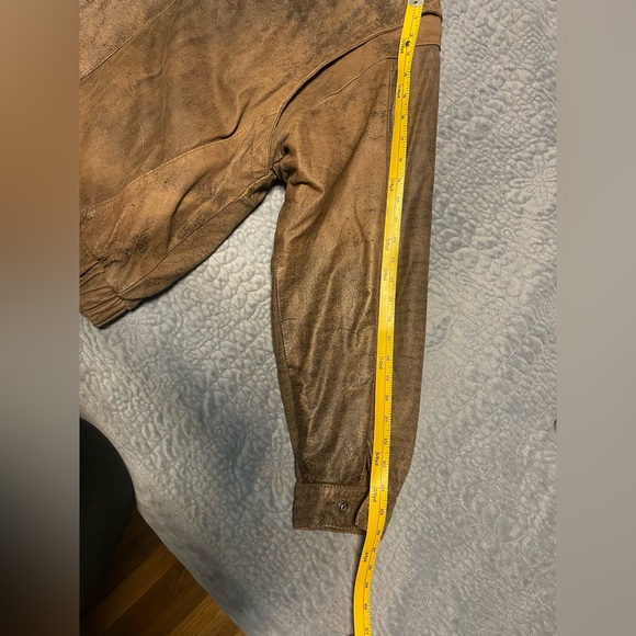 Charles Klein Brown Leather Jacket - Picture 6 of 7